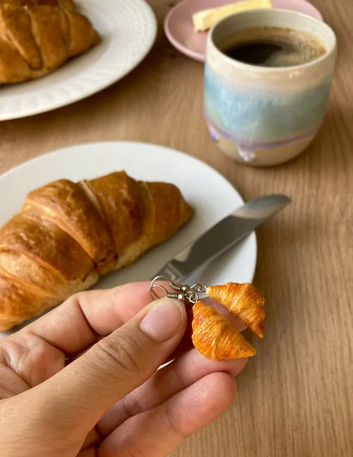 Croissanty (visací náušnice)