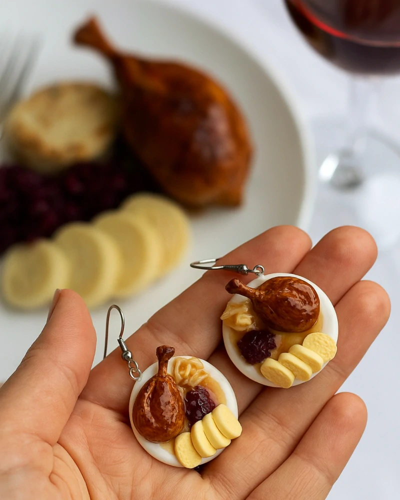 Svatomartinské menu (visací náušnice)