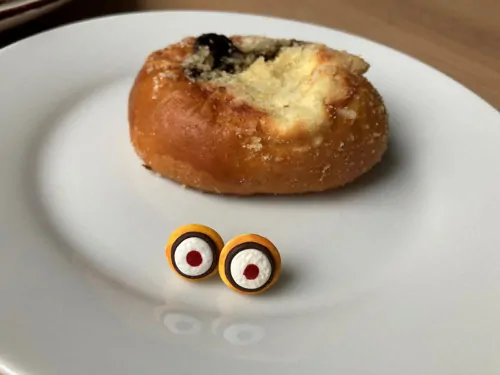 Koláče (povidla, tvaroh, marmeláda) (peckové náušnice)