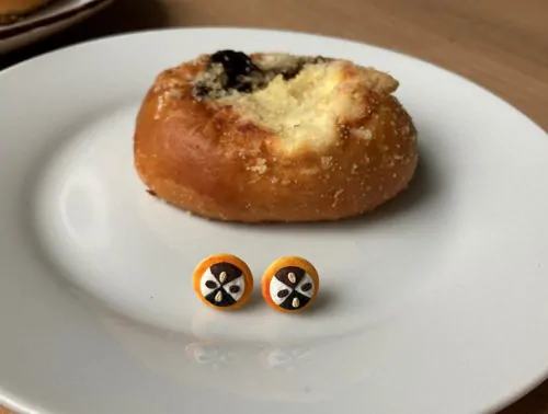 Koláče (mák, tvaroh, povidla) (peckové náušnice)
