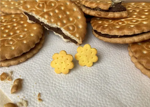 Máslové sušenky (peckové náušnice)