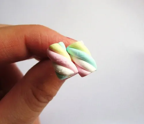 Marshmallows (peckové náušnice)