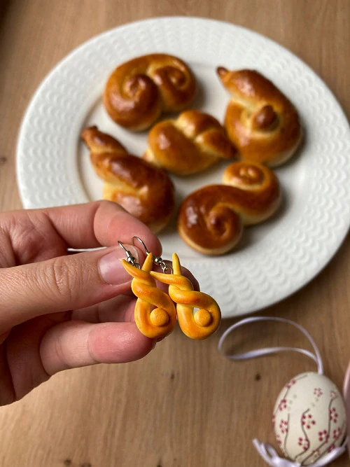 Jidáše (zajíčci) (visací náušnice)