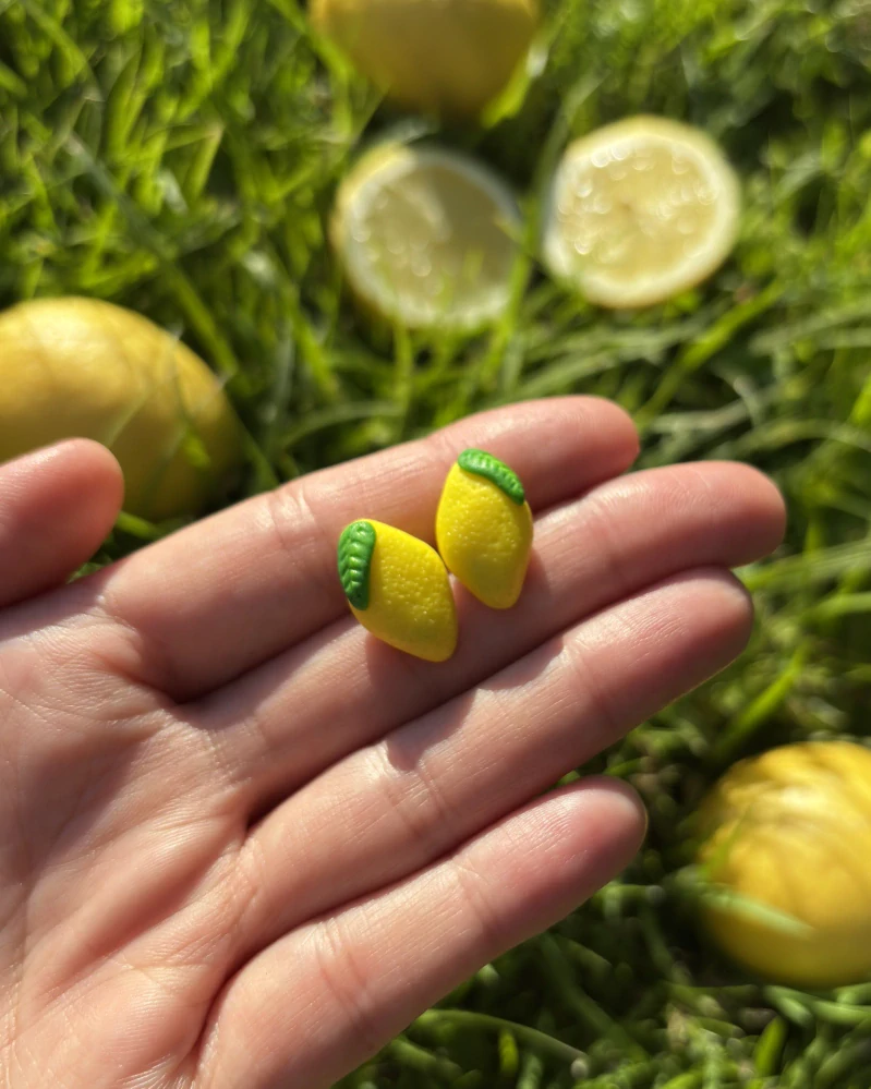 Citrony (peckové náušnice)