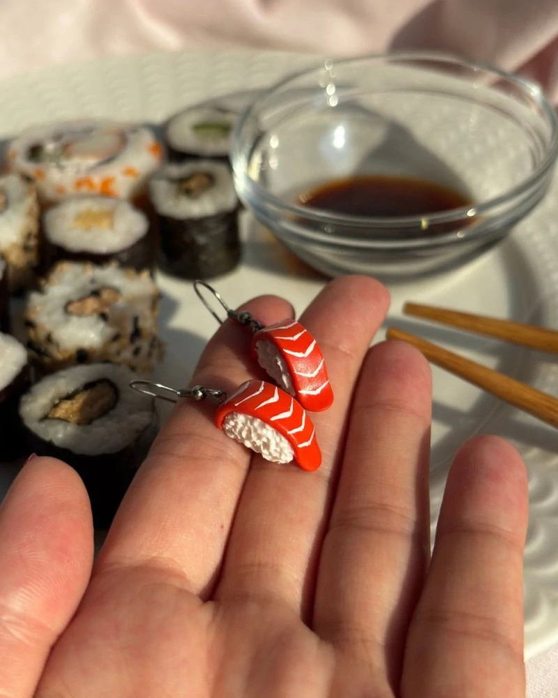 Nigiri sushi (visací náušnice)