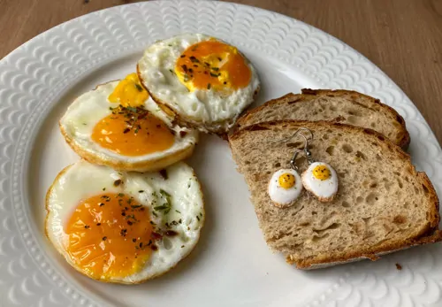 Volská oka pěkně kořeněná (visací náušnice)