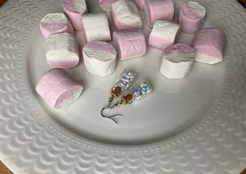 Pro milovnice MARSHMALLOWS (visací náušnice)