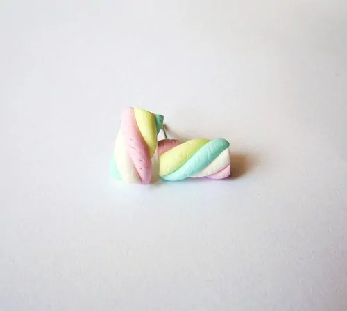 Marshmallows (peckové náušnice)