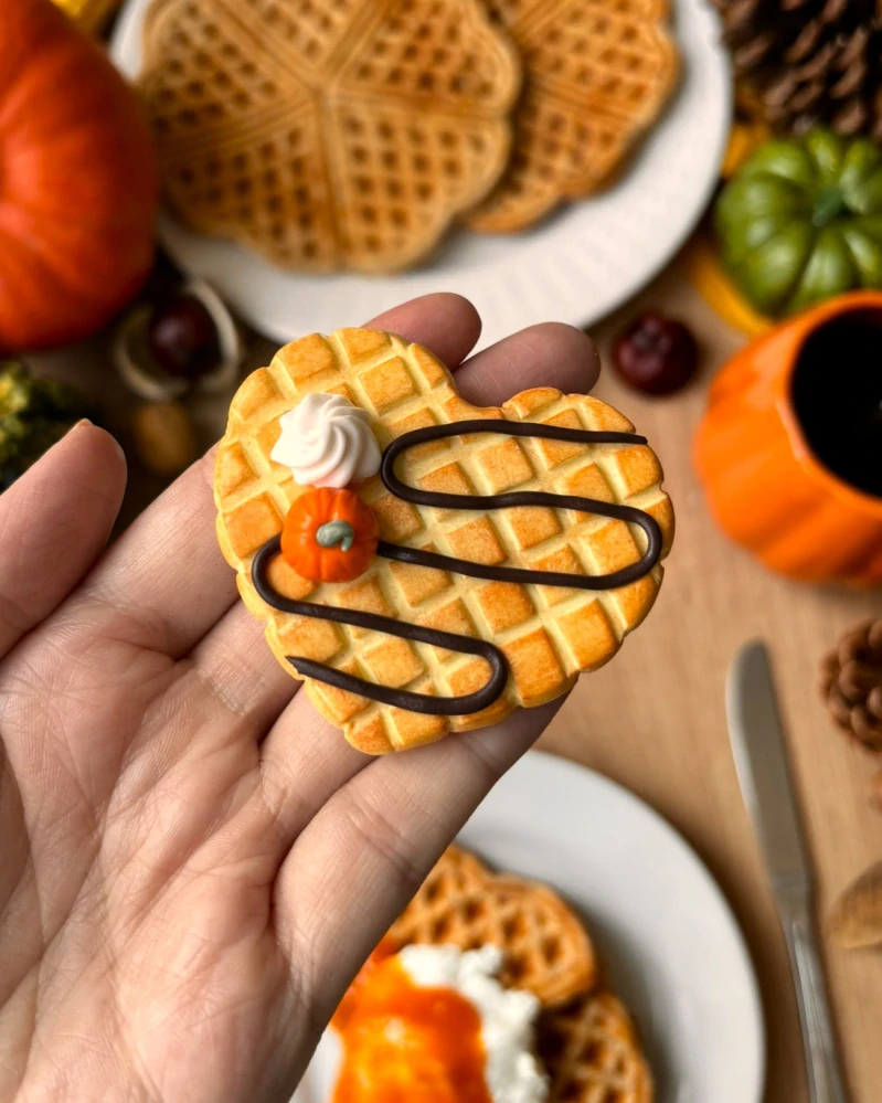 Dýňová waffle (brož)