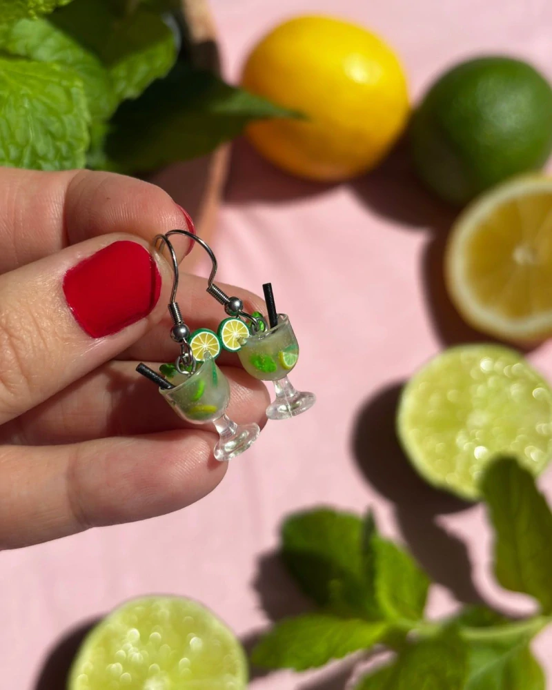 Mojito (visací náušnice)