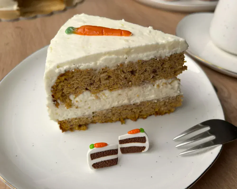 Mrkvové dorty (peckové náušnice)