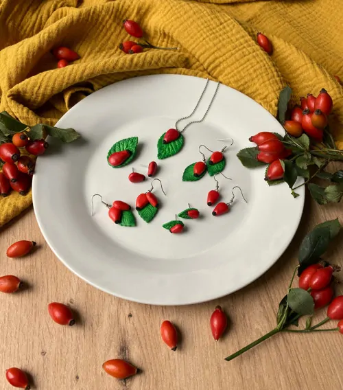 Šípky s lístky (visací náušnice)