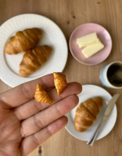 Croissanty (peckové náušnice)