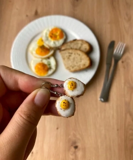 Volská oka pěkně kořeněná (visací náušnice)