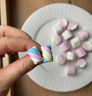 Marshmallows (peckové náušnice)