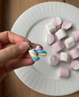 Marshmallows (visací náušnice)