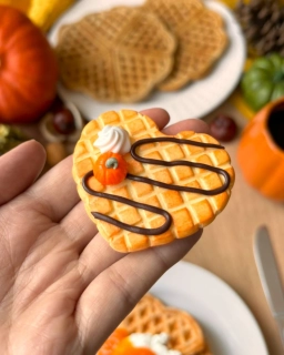 Dýňová waffle (brož)